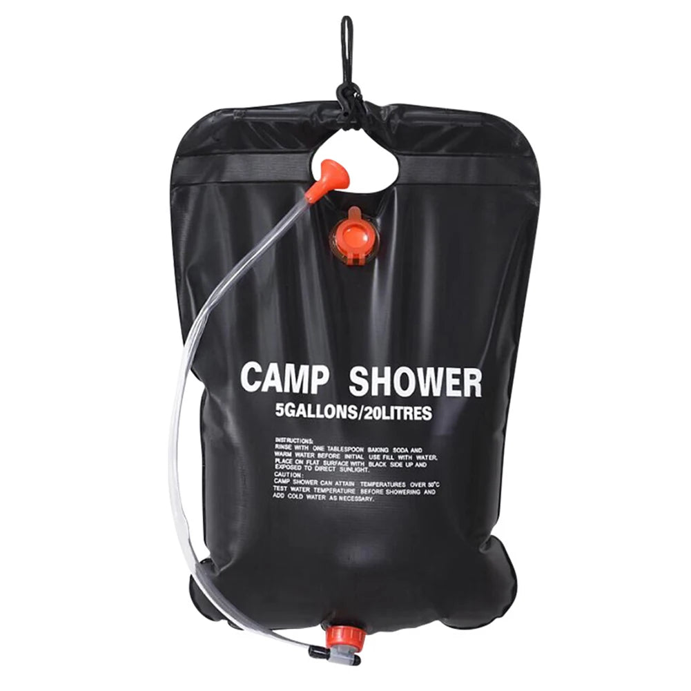 40L Eco-Friendly Solar Heating Shower Bag - Portable & Foldable Water Bath for Camping and Outdoor Adventures - getsurvivalgadgets.com