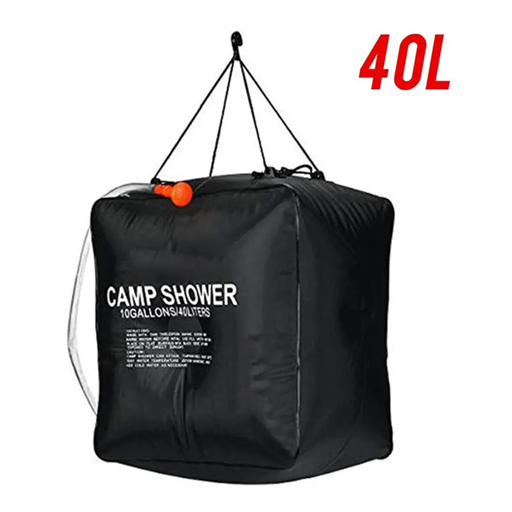 40L Eco-Friendly Solar Heating Shower Bag - Portable & Foldable Water Bath for Camping and Outdoor Adventures - getsurvivalgadgets.com