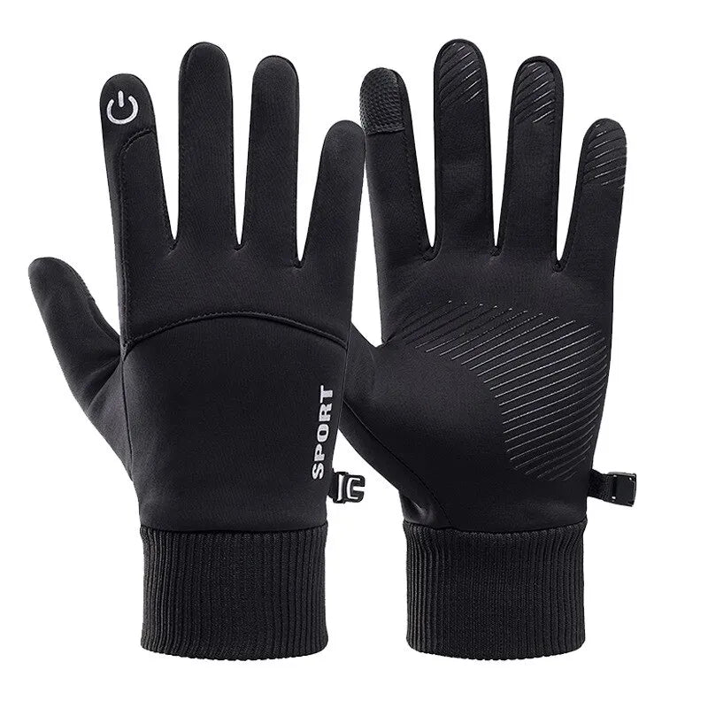 Touch-Screen Compatible Waterproof Fleece Gloves for Winter Cycling, Skiing, and Motorcycle Riding - getsurvivalgadgets.com