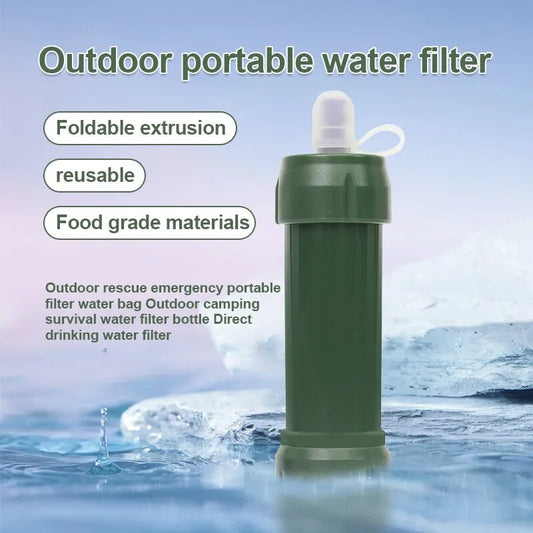 Ultra-Pure Survival Water Filter Straw