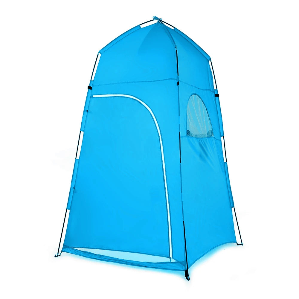 Versatile Privacy Camping Tent - Portable Outdoor Changing Room, Shower Stall, and Beach Toilet Shelter - getsurvivalgadgets.com