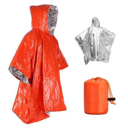 Orange Raincoat - getsurvivalgadgets.com