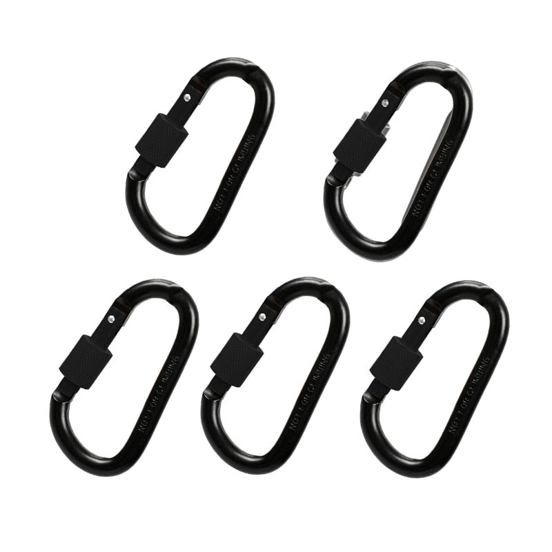 5PCS Aluminium Alloy Carabiner - getsurvivalgadgets.com