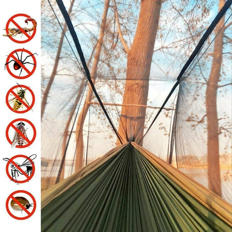 Lightweight Portable Camping Hammock and Tent - getsurvivalgadgets.com