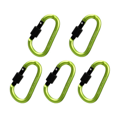 5PCS Aluminium Alloy Carabiner - getsurvivalgadgets.com