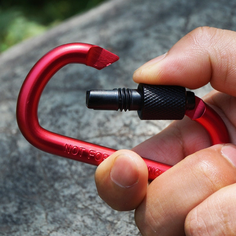 5PCS Aluminium Alloy Carabiner - getsurvivalgadgets.com