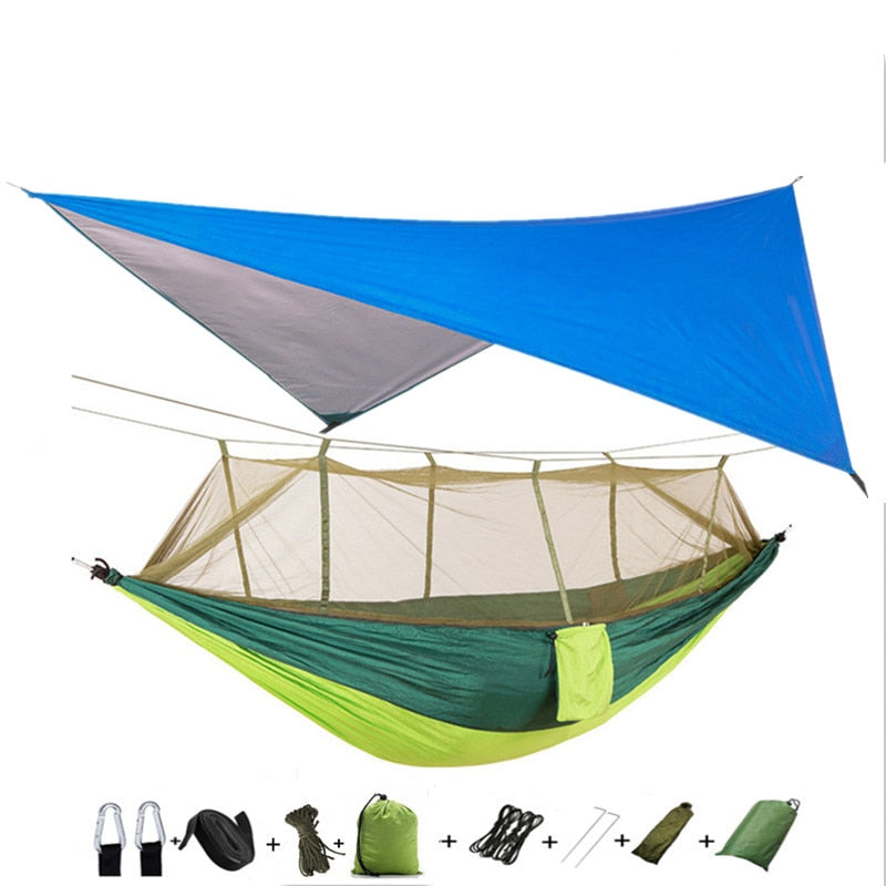 Lightweight Portable Camping Hammock and Tent - getsurvivalgadgets.com